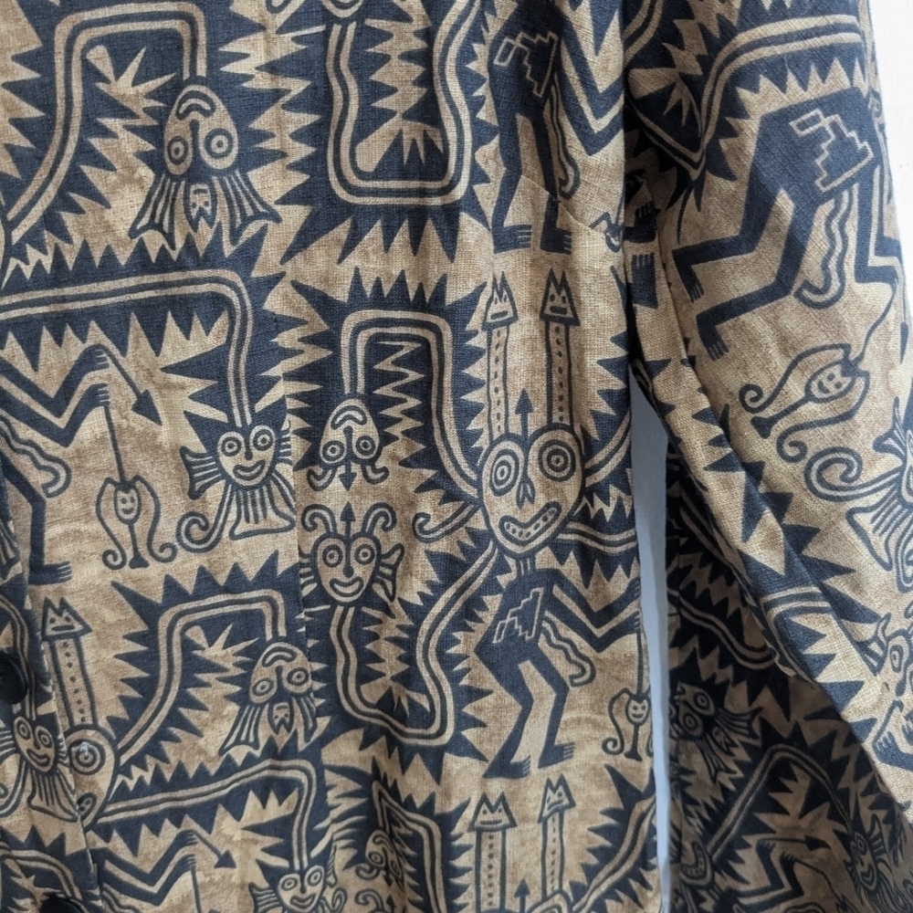 Peruvian Connection Aztec Print Maxi Dress - Picture 5 of 6